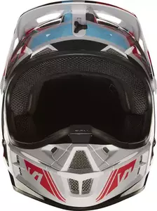 FOX V-1 casco moto FALCON GRIS/ROJO L-4