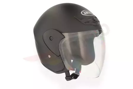 Awina moto casco abierto TN-8661 negro mate XS-1