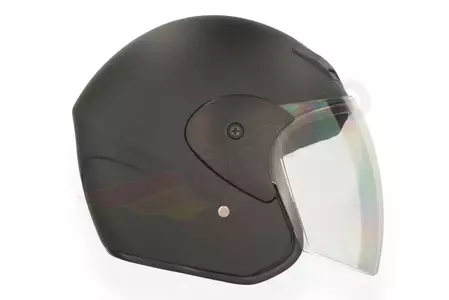 Awina moto casco abierto TN-8661 negro mate XS-4