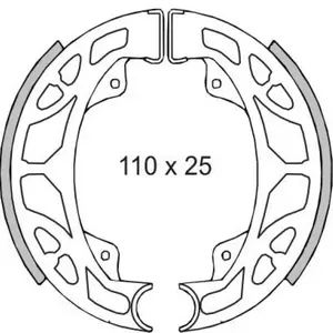 Stabdžių trinkelės T23 Piaggio Hexagon RMS 22 512 0350-7
