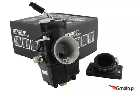 Rinkinys "Stage6 R/T Dellorto VHST 24 mm karbiuratorius (su įsiurbimo anga) - S6-30RT-VHST24/K
