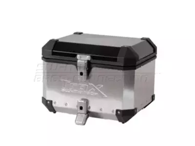 Kufer centralny aluminiowy TRAX ION Silver 38L SW-Motech-1