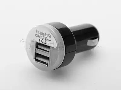 Adaptateur pour prise allume-cigare 12v à double connecteur USB SW-Motech - EMA.00.107.12000