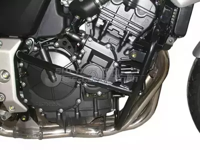 Schwarze Schutzbleche Honda CBF 600 04-06 SW-Motech-1