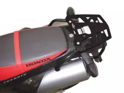 Stelaż ALU-RACK black pod płytę kufra centralnego Honda FMX 650 05-07 SW-Motech Produkt wycofany z oferty-1