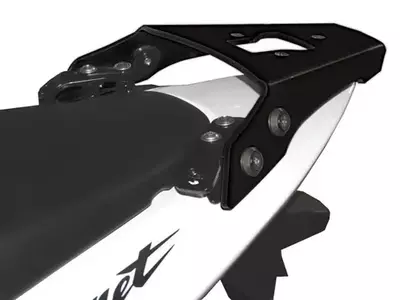 ALU-RACK portaequipajes negro para Honda CB600F 98-06 CB600S 99-06 SW-Motech placa central del maletero-1