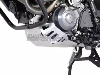 Acoperișul plăcii motorului argintiu Yamaha XT 660 Z Tenere 07- SW-Motech - MSS.06.571.100