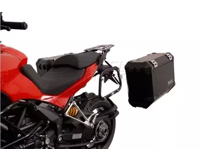 Suporte de bagageira lateral Quick-Lock EVO para a Ducati Multistrada 1200 S 10-14 SW-Motech - KFT.22.140.20000/B