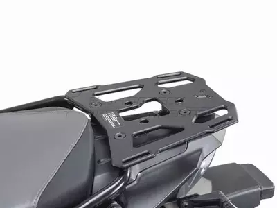 ALU-RACK schwarzer Gepäckträger für die Honda VFR1200X Crosstourer 11- SW-Motech zentrale Kofferraumplatte-3