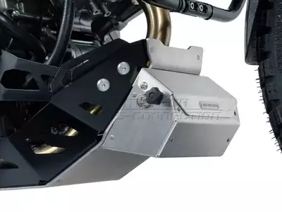 Caixa de ferramentas de montagem no eixo do motor SW-Motech prateada - WZX.00.014.10001/S