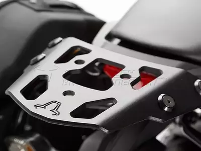 ALU-RACK zwart rek voor Honda CB 650 F 14- SW-Motech centrale kofferplaat-4