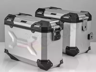 Zestaw kufrów bocznych i stelaży TRAX Silver 37/45L BMW R1200GS Adventure 04-12 SW-Motech Produkt wycofany z oferty-1