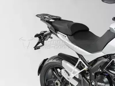 Zestaw kufrów bocznych i stelaży TRAX ADV Black 37/37L Ducati Multistrada 10-14 SW-Motech Produkt wycofany z oferty-4