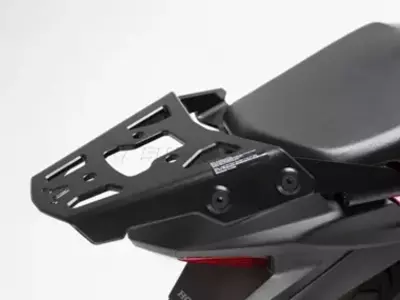 Rack ALU-RACK negro para Honda CB 125 F 15- SW-Motech placa central del maletero-3