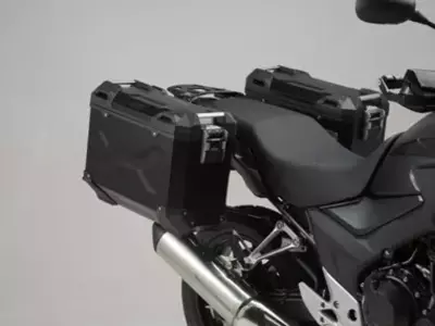 Zestaw kufrów bocznych i stelaży TRAX ADV Black 37/37L Honda CB 500 SW-Motech Produkt wycofany z oferty-3