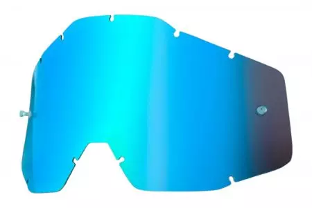 Šošovky okuliarov 100% Procent Racecraft Accuri Strata farba modrá zrkadlová