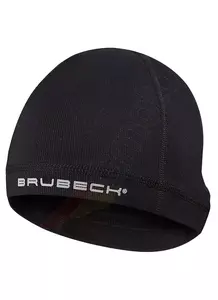 Brubeck вълнена унисекс термо шапка за мотоциклет черна XS-1