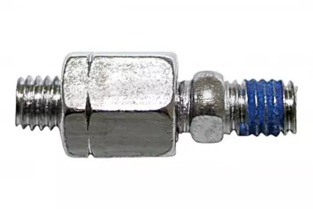 Adapter lusterka M8x1,25mm lewy gwint na M8x1,25 otwór, chrom-1