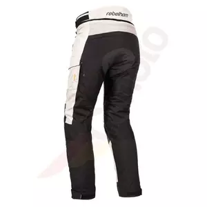 Rebelhorn Hardy Pro sivo/črne tekstilne motoristične hlače 5XL-4