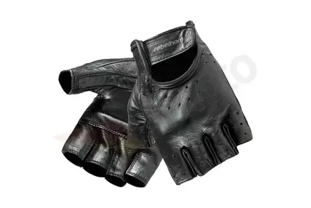 Rebelhorn Rascal guantes de moto de cuero negro M-1