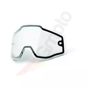 Ersatzglas Visier 100% Prozent enduro Doppelglas Racecraft/Accuri/Strata Clear-1