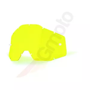 Szybka do gogli 100% Procent Racecraft Accuri Strata kolor żółty z Anti-Fog - 51001-004-02
