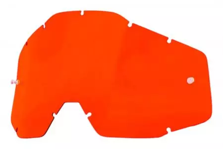Šošovky okuliarov 100% Procent Racecraft Accuri Strata oranžová farba s ochranou proti zahmlievaniu