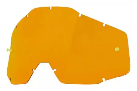Szemüveg lencse 100% Procent Racecraft Accuri Strata Strata persimmon színű, Anti-Fog szemüveglencse