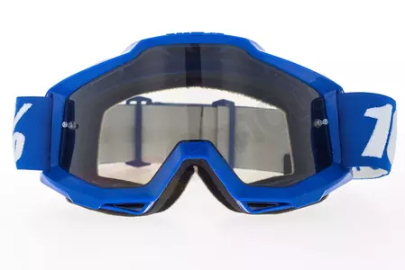 Gafas de moto 100% Porcentaje modelo Accuri Sand Reflex Azul color gris humo gris cristal tintado-2