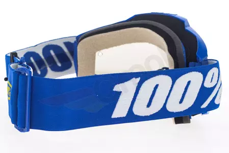 Gafas de moto 100% Porcentaje modelo Accuri Sand Reflex Azul color gris humo gris cristal tintado-5