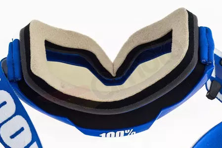 Gafas de moto 100% Porcentaje modelo Accuri Sand Reflex Azul color gris humo gris cristal tintado-9