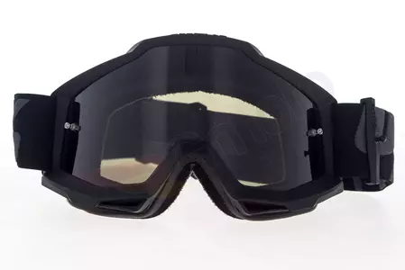 Motorističke naočale 100% Percent model Accuri Black Sand, crne, zatamnjene leće-2