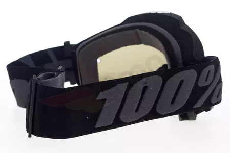 Gogle motocyklowe 100% Procent model Accuri Black Sand kolor czarny szybka przyciemniana-5