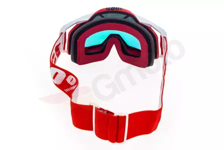 Gafas de moto 100% Porcentaje Racecraft Rojo Fuego color rojo cristal rojo espejo-6