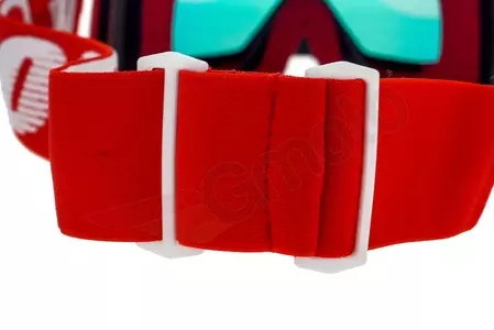 Gafas de moto 100% Porcentaje Racecraft Rojo Fuego color rojo cristal rojo espejo-8