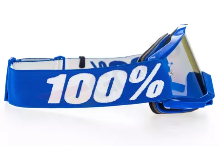 Gogle motocyklowe 100% Procent model Accuri Reflex Blue kolor niebieski szybka niebieskie lustro-4