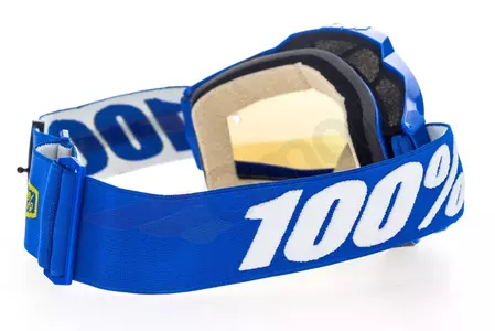 Gafas de moto 100% Porcentaje modelo Accuri Reflex Azul color azul cristal azul espejo-5
