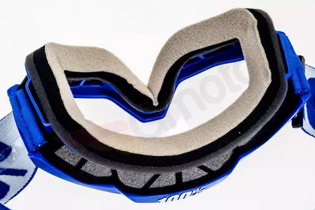 Gafas de moto 100% Porcentaje modelo Accuri OTG Reflex color Azul lente transparente-10