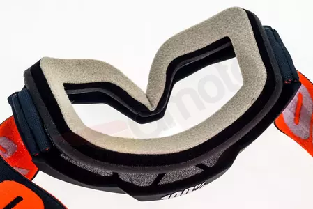 Gafas de moto 100% Percent modelo Accuri color gris Gunmetal lente transparente-10