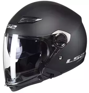 LS2 OF569.1 casco moto modulare SCAPE MATT BLACK XL - AK3056910116
