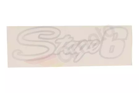 Aufkleber Stage6 silber, 20x6cm - S6-0525/C