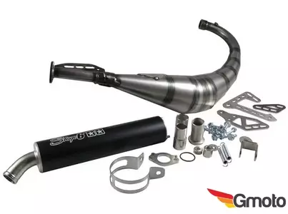 Scarico Stage6 Pro Replica, alluminio nero - S6-9118801