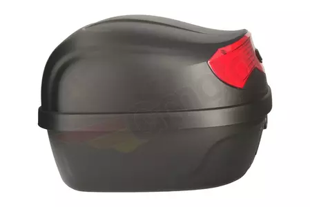 Kufer centralny Moretti 30L czarny z czerwonym odblaskiem-2