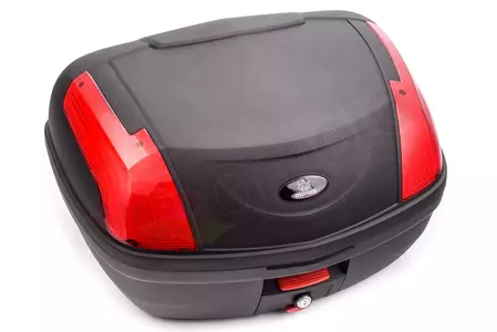 Moretti osrednji prtljažnik 50L črn + Monolock plošča-6