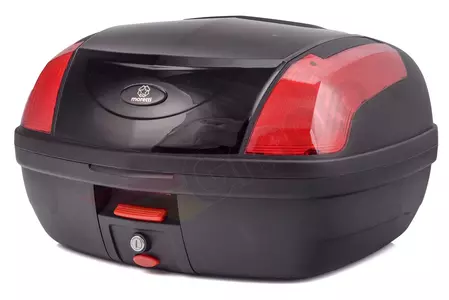 Moretti centrinė bagažinė 50L raudona + Monolock plokštė - KUFWP560M430M330M889MORR00