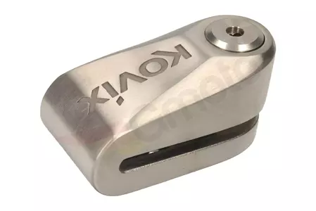 Zámok brzdového kotúča s alarmom KOVIX KDL15 strieborný-3