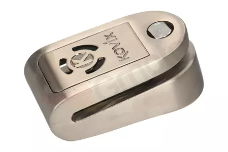 Ključavnica zavornega diska z alarmom KOVIX KDL15 srebrna-4