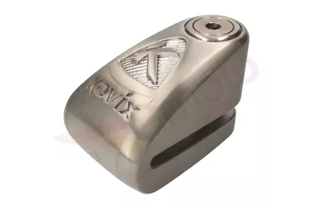Zámek kotoučové brzdy s alarmem KOVIX KAL14 stříbrný-2