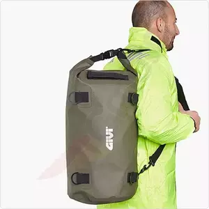 Непромокаема чанта за седалка 30L EA114KG зелена GIVI-3