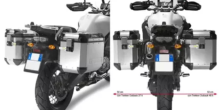 Givi PL2119CAM Outback Yamaha 5XT 1200 Super Tenere porta-bagagens lateral 10-19 - GIPL2119CAM